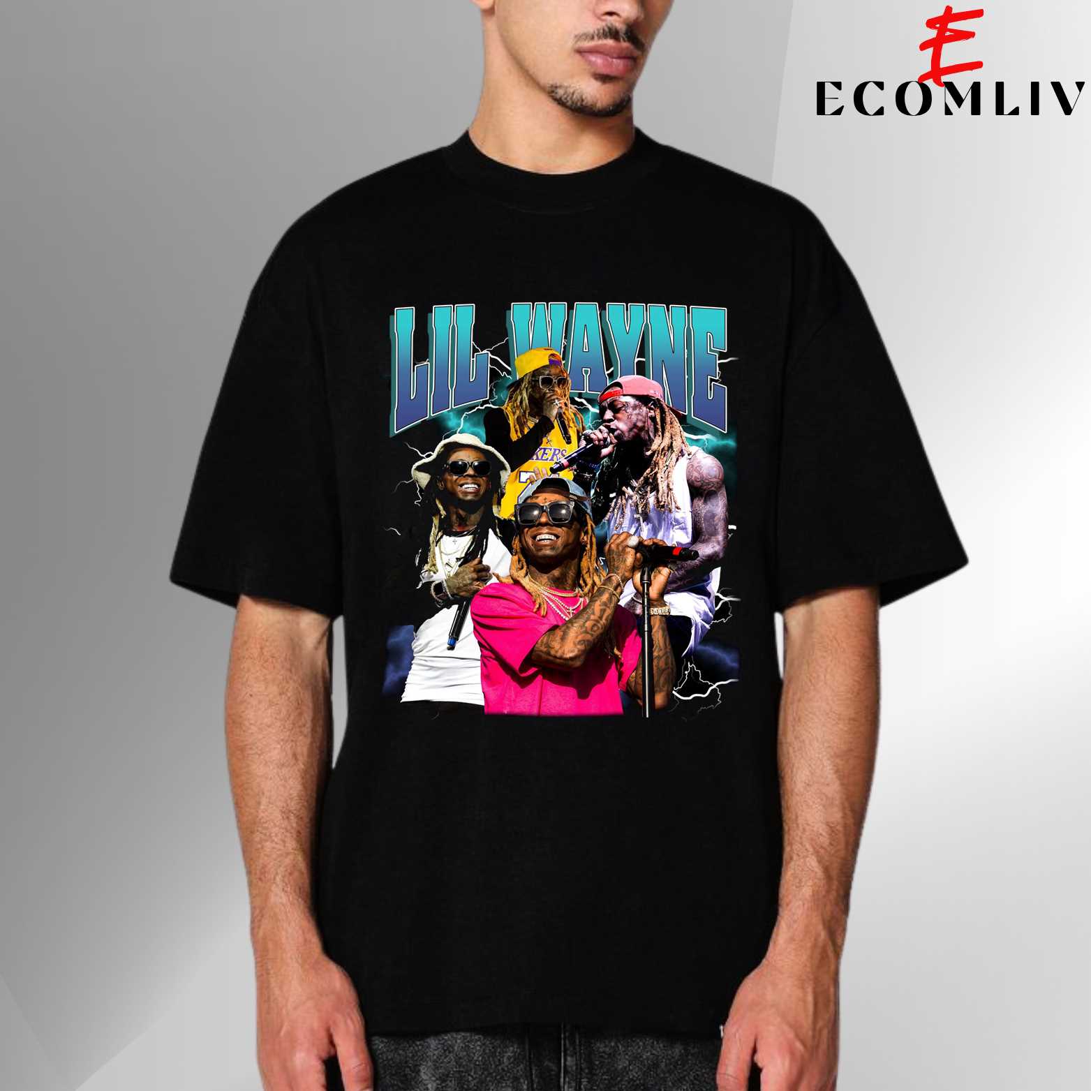 Lil Wayne Look T-Shirt, Rapper Tee, Expression Merch